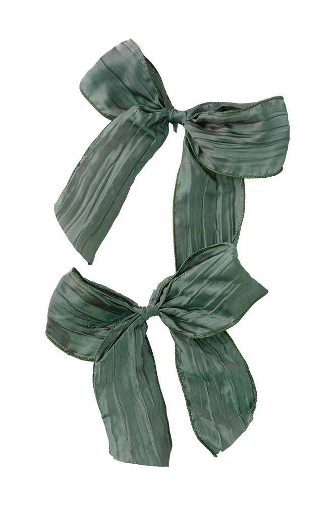 Bånd Crushente Bow 2-pakning – Grønn – Dekor | m v:5786887 Bånd Crushente Bow 2-pakning – Grønn – Dekor | m v:5786887