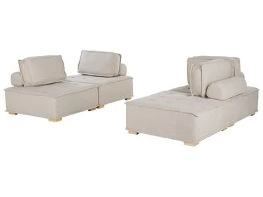 Modulsofagruppe 4-seters TIBRO Lys beige v:5207574 Modulsofagruppe 4-seters TIBRO Lys beige v:5207574