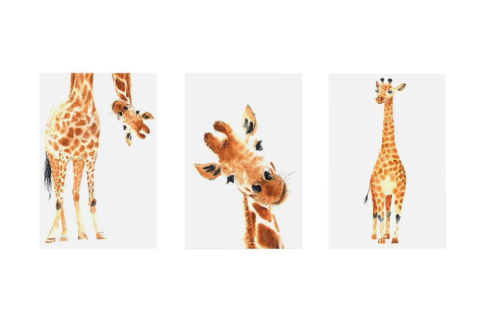 Bilde Funny Giraffes 3 Parts 60×30 v:1151643
