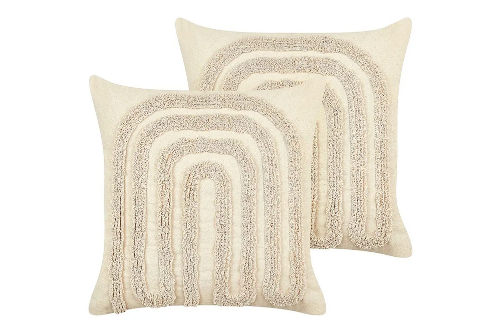 Prydnadskuddar Beige v:7119170