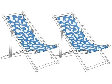 Sett med 2 ekstratrekk til solseng ANZIO/AVELLINO 113 x 44 cm Blå v:4159665 Sett med 2 ekstratrekk til solseng ANZIO/AVELLINO 113 x 44 cm Blå v:4159665