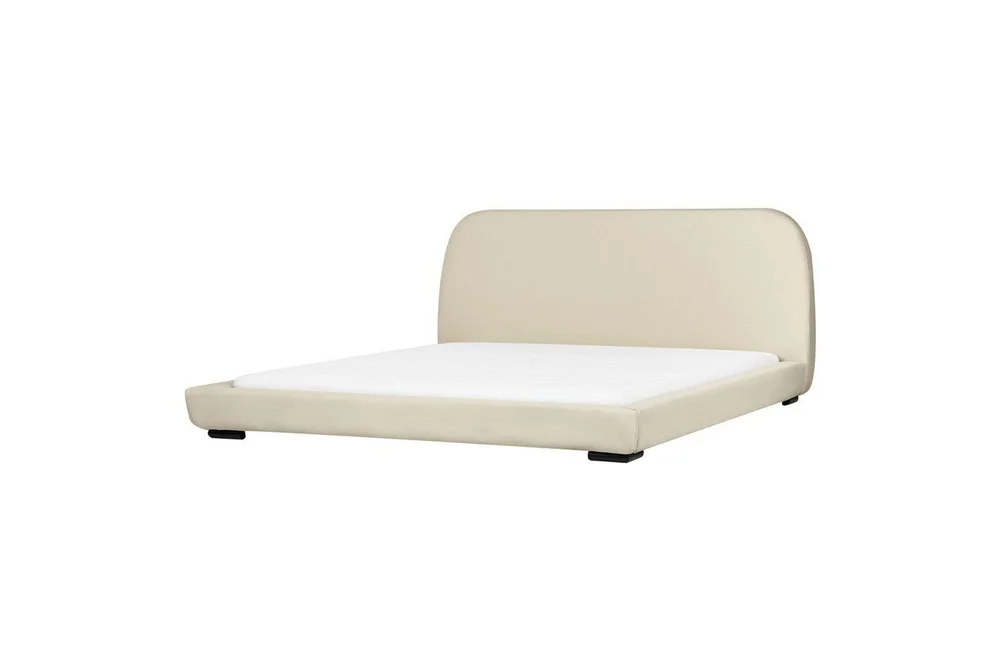 Vattensäng Beliani Roisel Bouclé, 160×200 cm Beige||Black 180×200 VALUE_MISSING_3 v:2946656 Vattensäng Beliani Roisel Bouclé, 160×200 cm Beige||Black 180×200 VALUE_MISSING_3 v:2946656