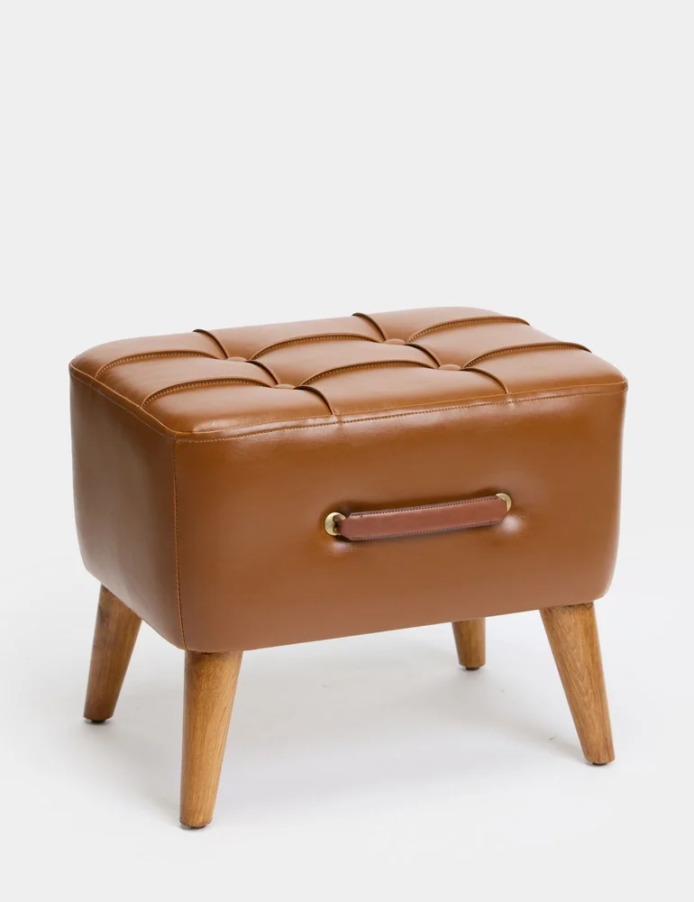 Puff Atelier Del Sofa Ottocase Nostaljik (43 x 35 x 33 cm) brun v:5353225