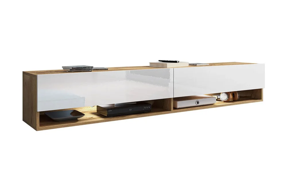 Cuguen Tv-skap 180 cm RGB LED v:4617869