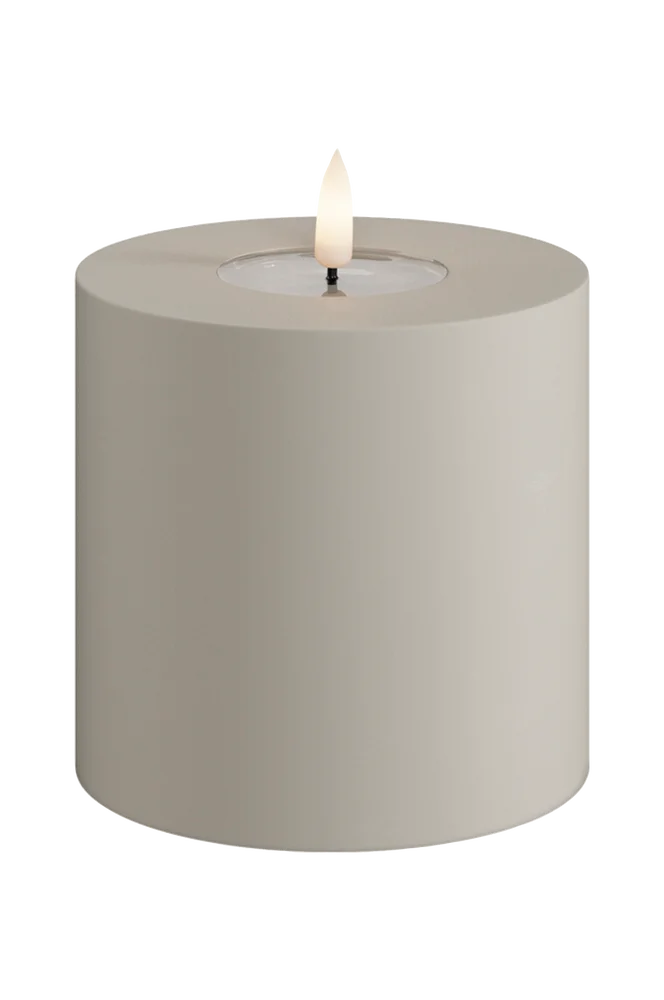 LED utendørs bloklys 10×10 cm – Beige – Belysning | m v:6160697