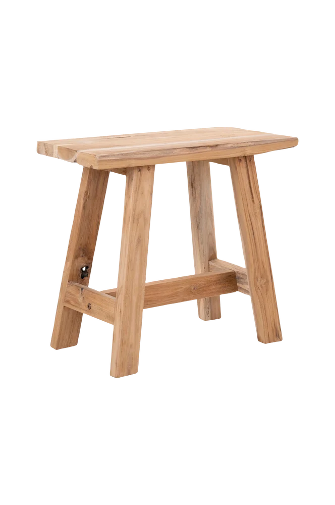Benk Barcelona, teak, 50x25xh45 cm – Brun m v:879335 Benk Barcelona, teak, 50x25xh45 cm – Brun m v:879335