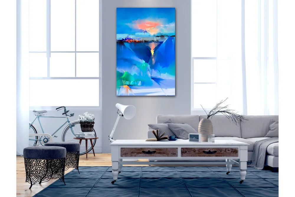 Tavle Winter Landscape (1 Part) Vertical 60X90 v:8220996