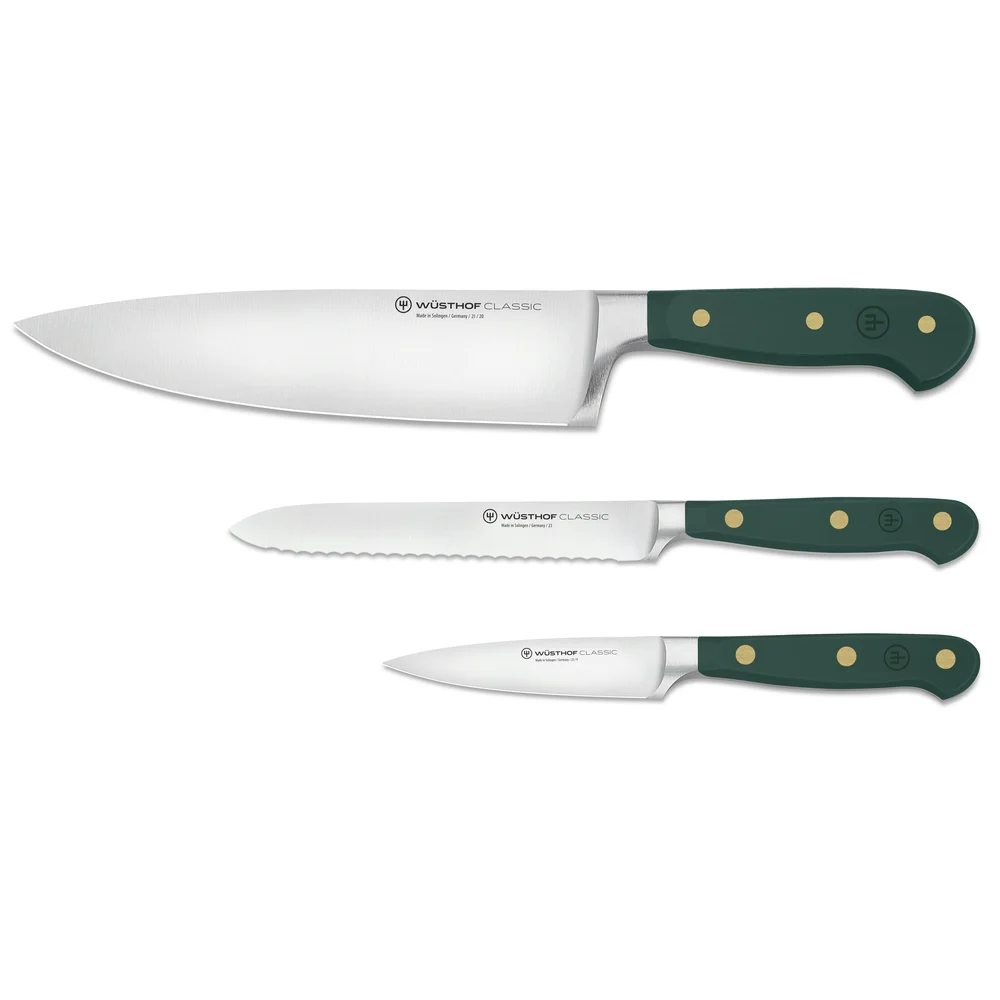 Classic Colour Knivsett Med 3 Brukskniver, Fresh Rosmary v:553780 Classic Colour Knivsett Med 3 Brukskniver, Fresh Rosmary v:553780
