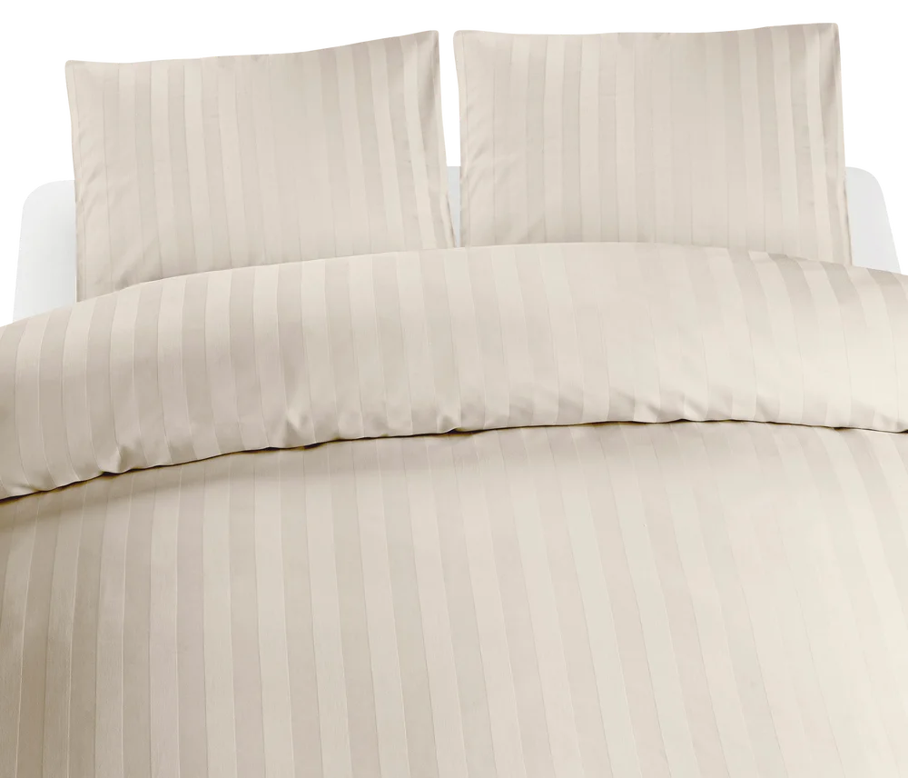 3-delt Sett Satin Dobbelt – Beige – Tekstiler | m v:8049884 3-delt Sett Satin Dobbelt – Beige – Tekstiler | m v:8049884
