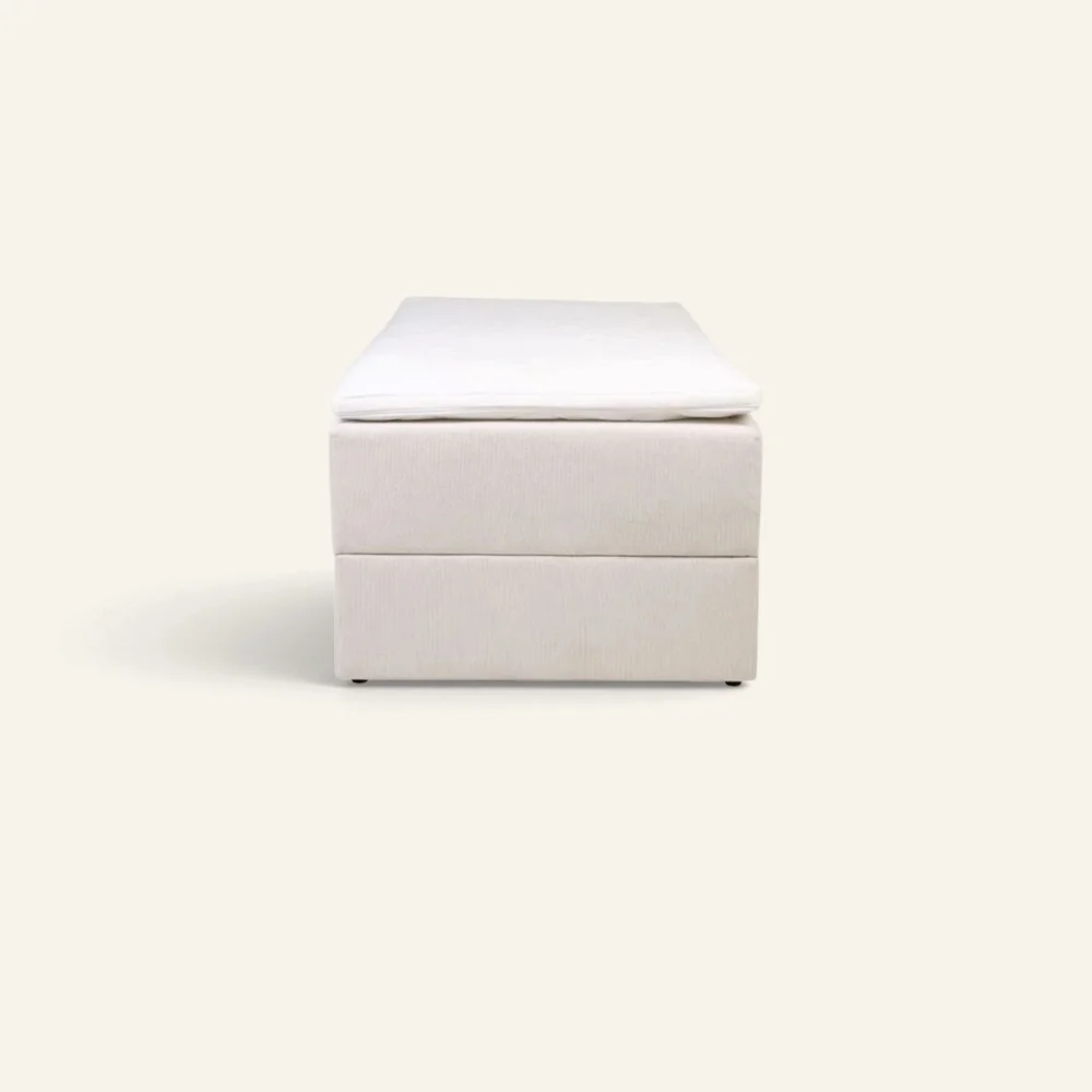 Seng med oppbevaring beige – 120x200x59 cm v:7060245 Seng med oppbevaring beige – 120x200x59 cm v:7060245