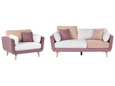 Sofagruppe 4-seters BOLGA Rosa v:5160438