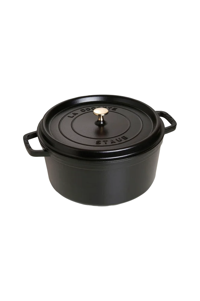 Gryte La Cocotte rund 30 cm, 8,35 l – Svart – Kjøkken & husholdning | m v:110557