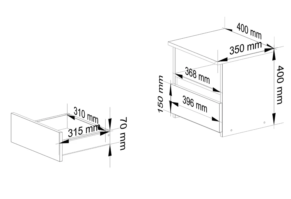 Akord CL1 kommode – Flerfarget m v:9517180 Akord CL1 kommode – Flerfarget m v:9517180