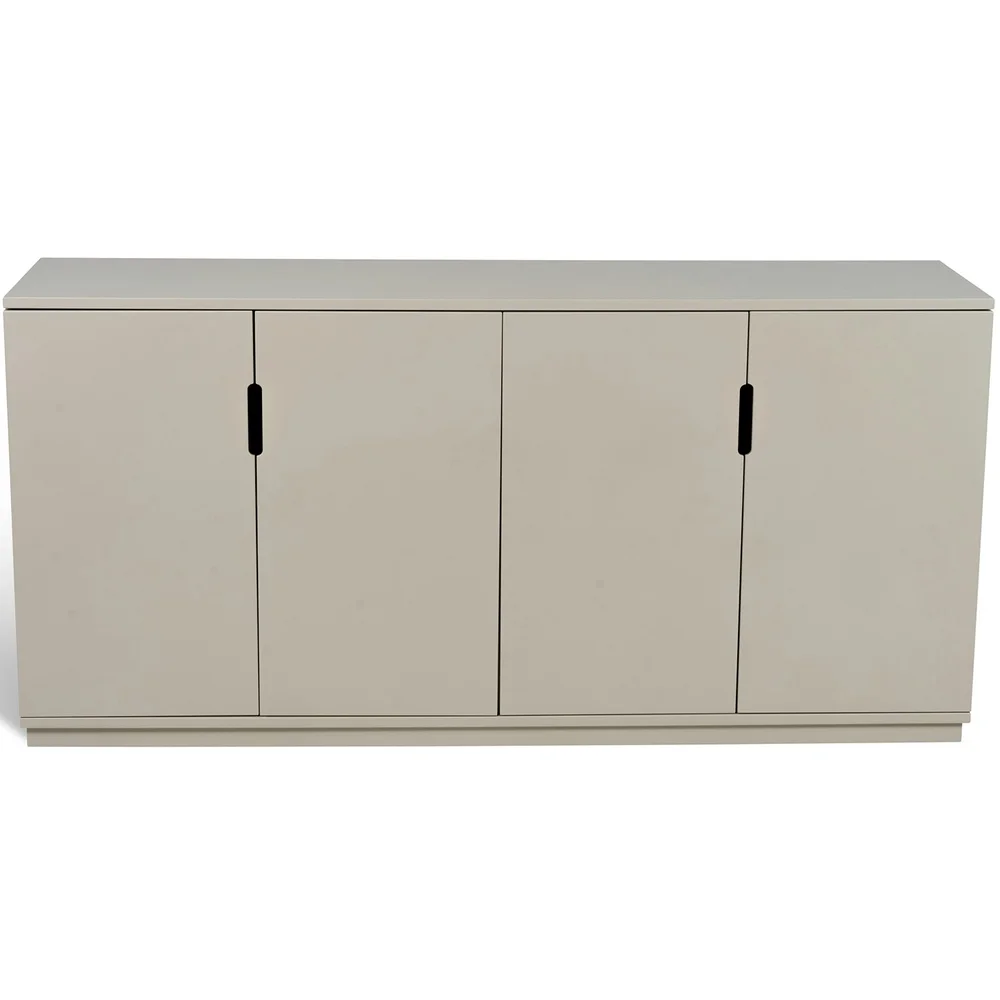 Aoko Skap med Glassdører, Beige v:4765579