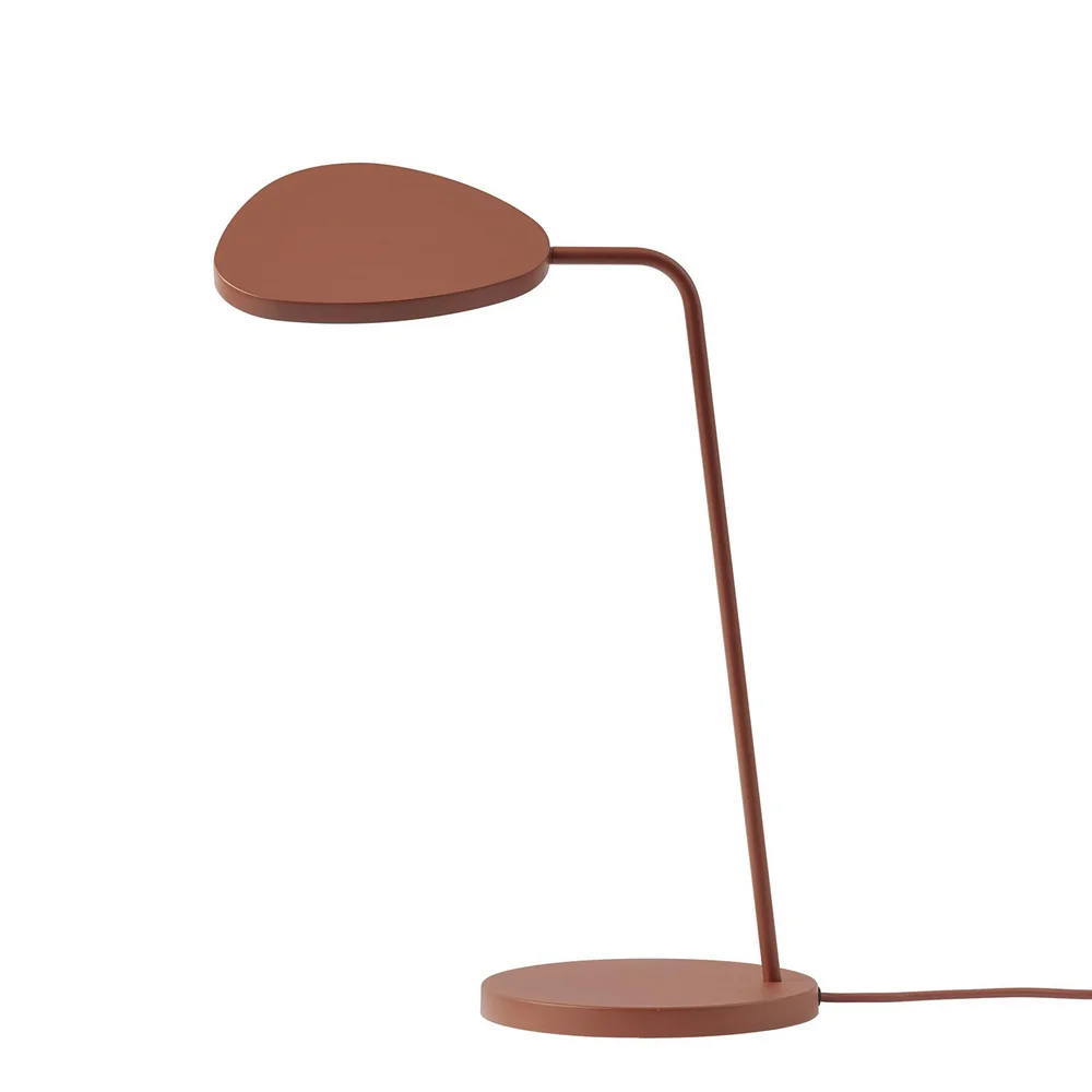 Leaf Bordlampe, Copper Red v:7346561