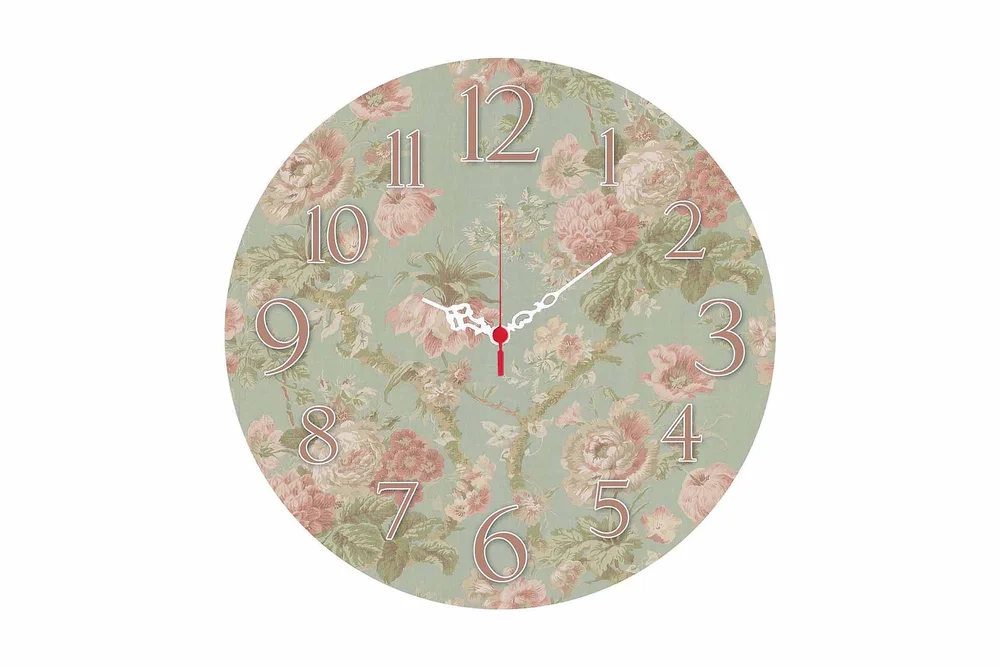 Dekorativ MDF Veggklokke 40 cm v:8290534 Dekorativ MDF Veggklokke 40 cm v:8290534