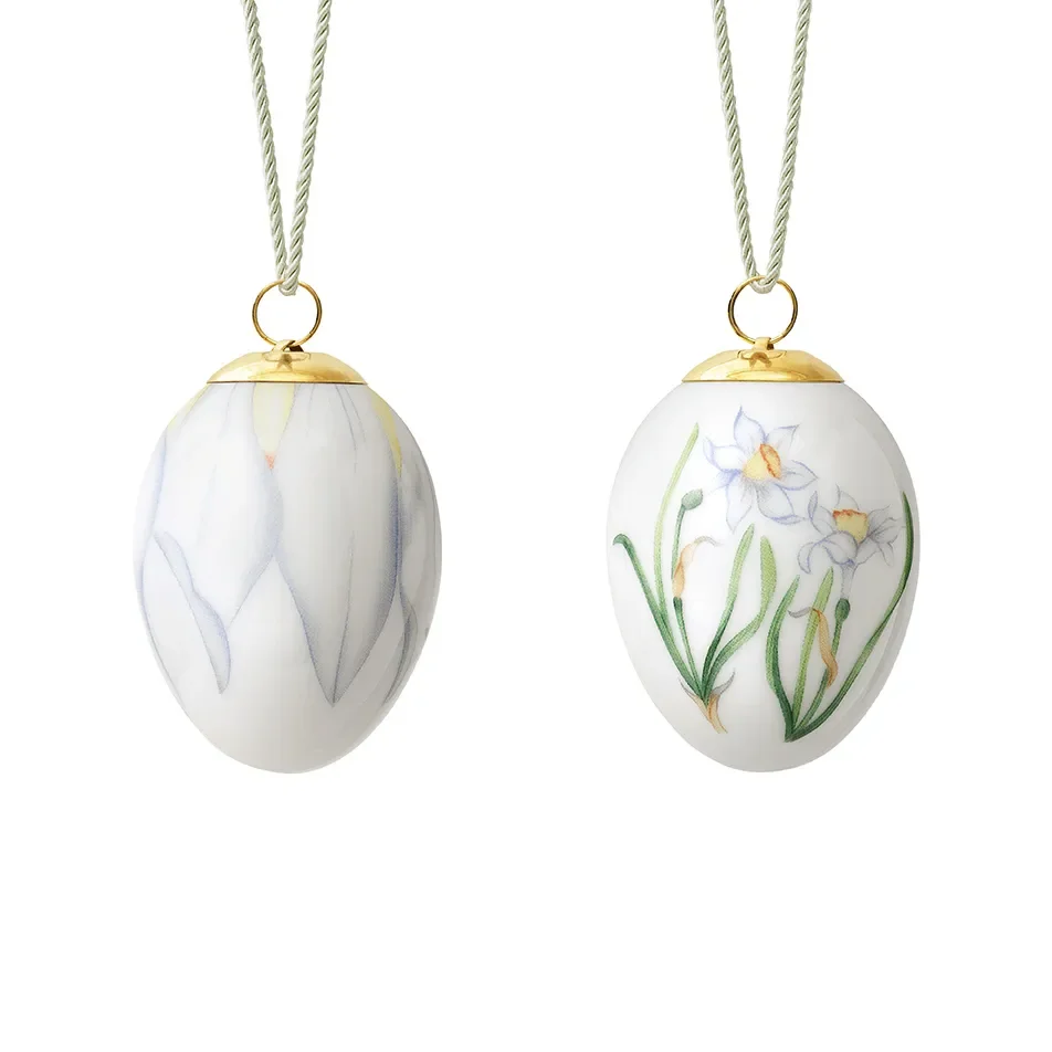 Royal Copenhagen påskeegg 2022 6 cm 2 deler v:2170228