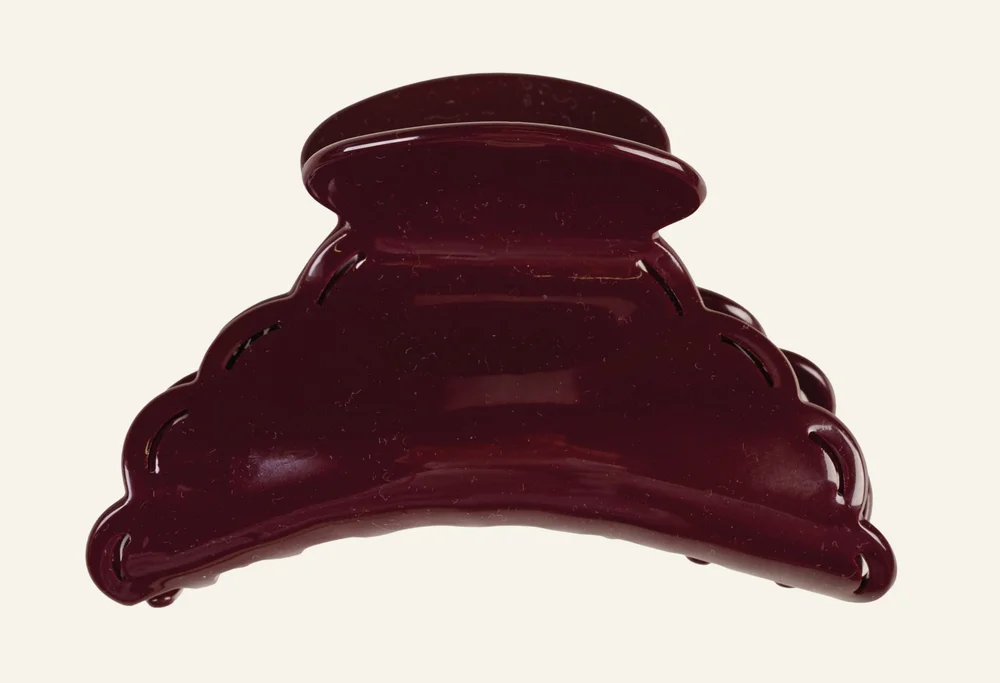 Hårklype burgunder – 11x5x5,5 cm v:3975486