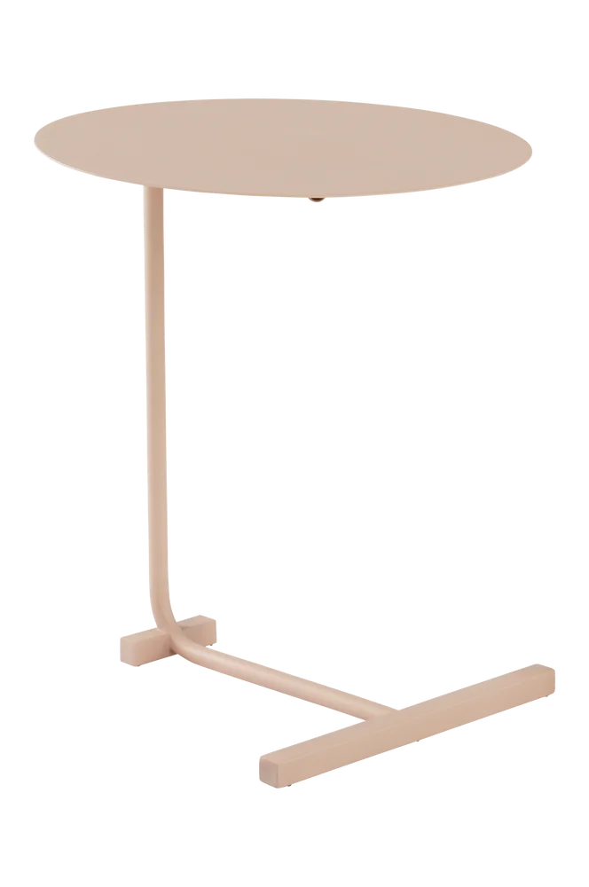 BALZERS sidebord, diameter 45 cm – Beige m v:7641754