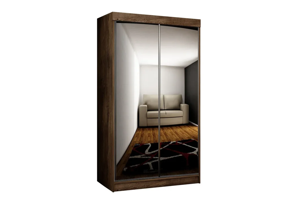 Dunkra Garderob med Speil LED-belysning RGB 100 cm v:3221129