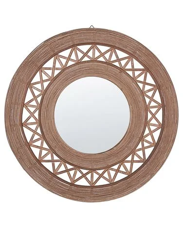 Veggspeil CACOMA 62 cm 62 cm Bambus Brun v:2572933 Veggspeil CACOMA 62 cm 62 cm Bambus Brun v:2572933