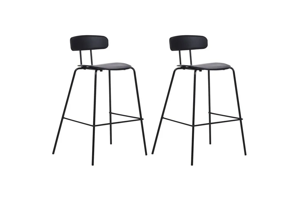 Barstol Beliani Sibley set om 2 Grön Black v:7553972 Barstol Beliani Sibley set om 2 Grön Black v:7553972