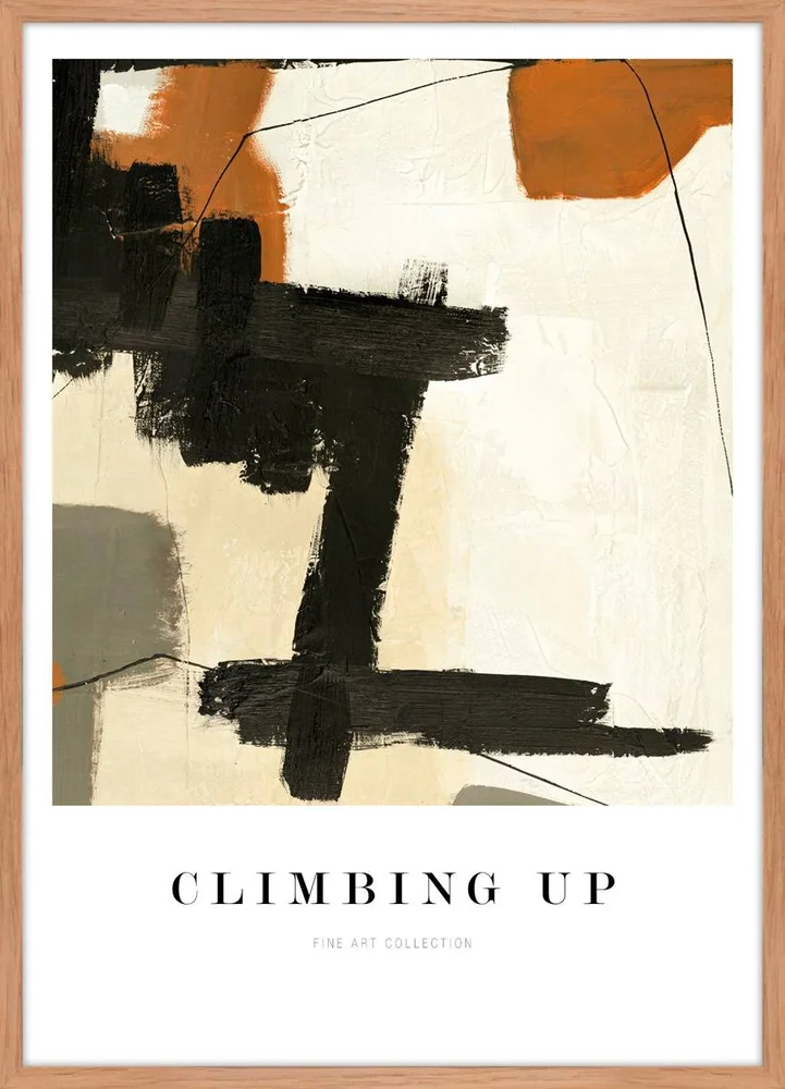 Bilde Climbing up, Eikerammeme – Beige – Dekor | m v:7745956 Bilde Climbing up, Eikerammeme – Beige – Dekor | m v:7745956