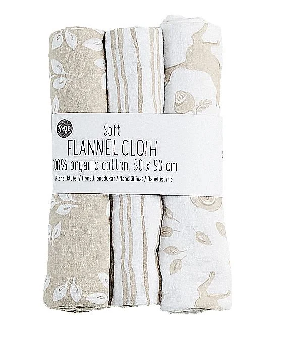 Flanellkluter beige – 50×50 cm v:2231286