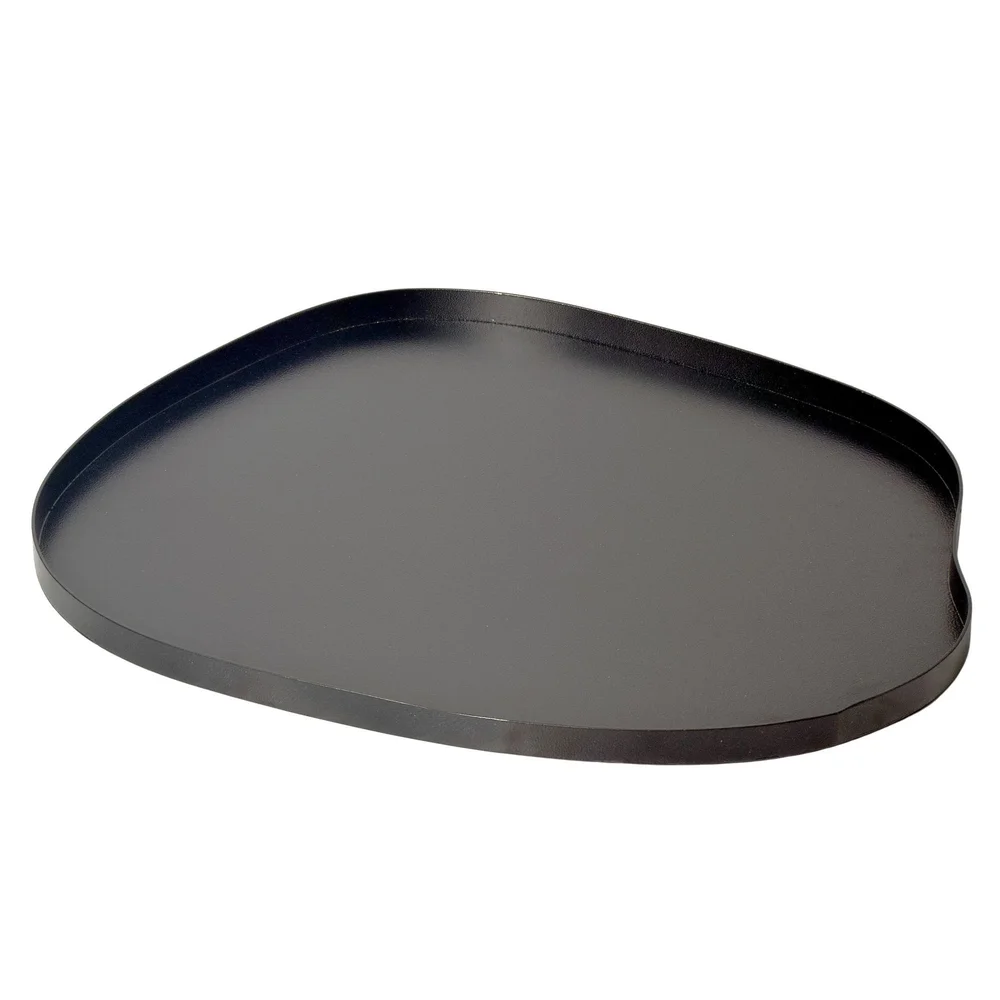 Ralven dekorasjonsfat 35 cm i metall med organisk design v:7379782