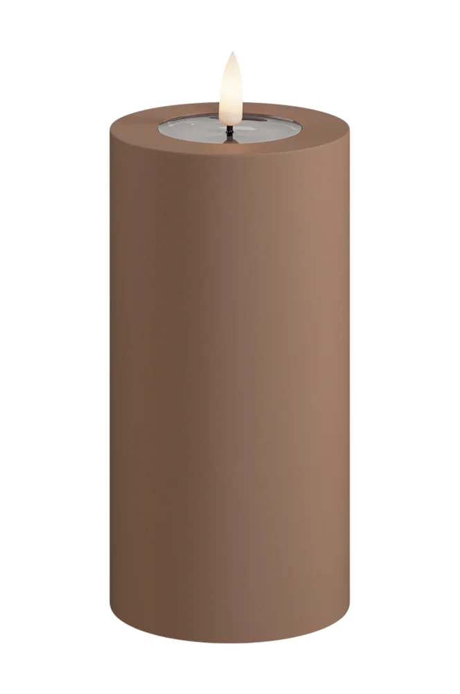 LED utendørs bloklys 7,5×15 cm – Brun – Belysning | m v:6367548