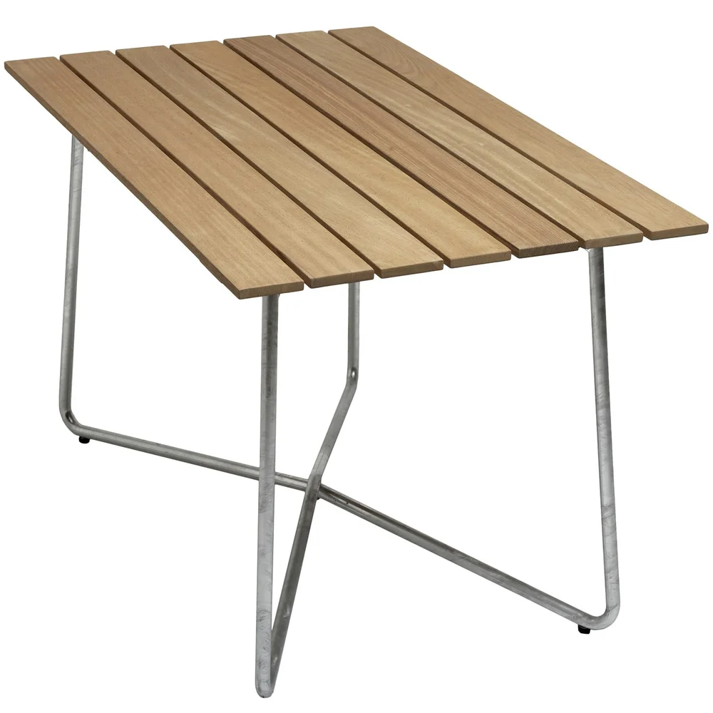 B25A Bord 70×120 cm, Oljet Eik / Varmgalvanisert Stål v:6918534 B25A Bord 70×120 cm, Oljet Eik / Varmgalvanisert Stål v:6918534