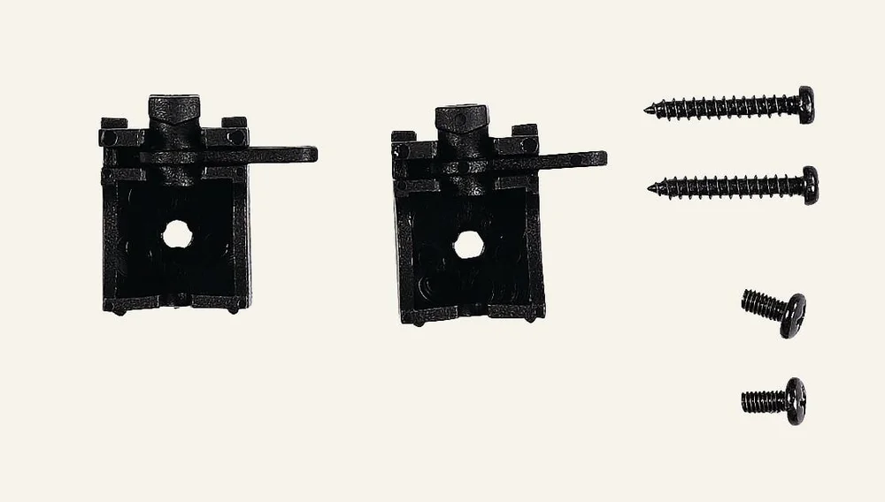 Brakett 2 stk svart – 3 cm v:1422579 Brakett 2 stk svart – 3 cm v:1422579