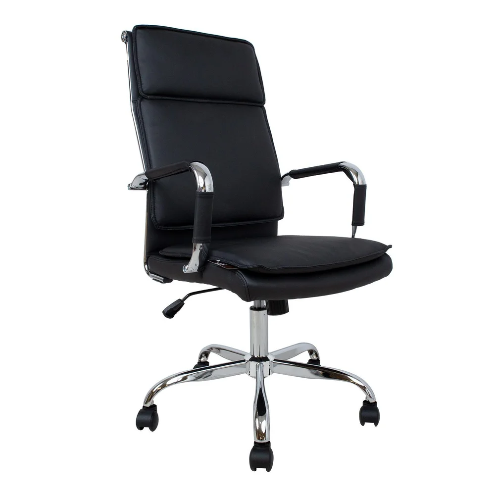 Kontorstol HOME4YOU Ultra 106,5–116,5 cm Svart v:9094004