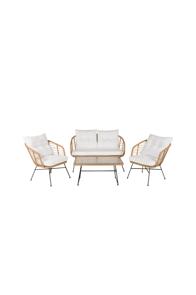 Lounge Set Viga – Beige – Utemøbler & hage | m v:4318719