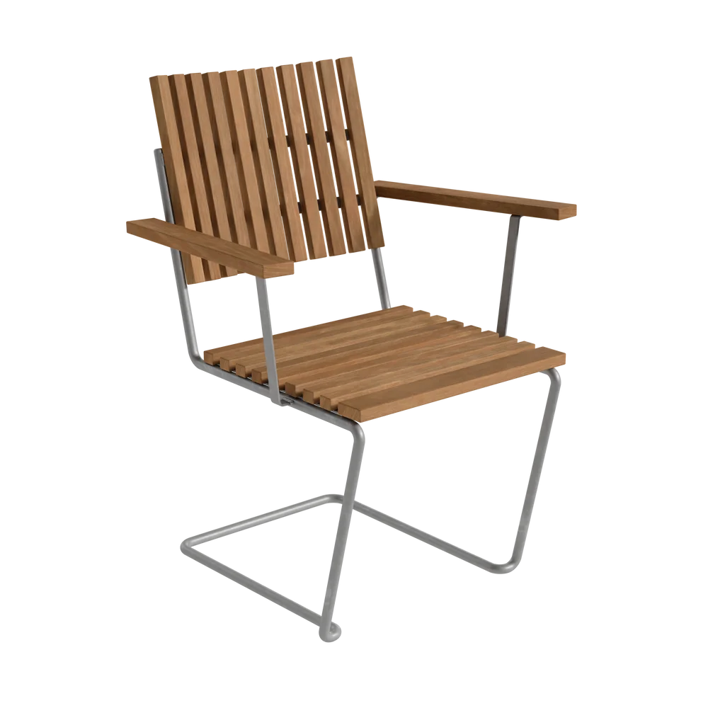 Bovik Lenestol, Teak / Varmgalvanisert Stål v:6361024 Bovik Lenestol, Teak / Varmgalvanisert Stål v:6361024