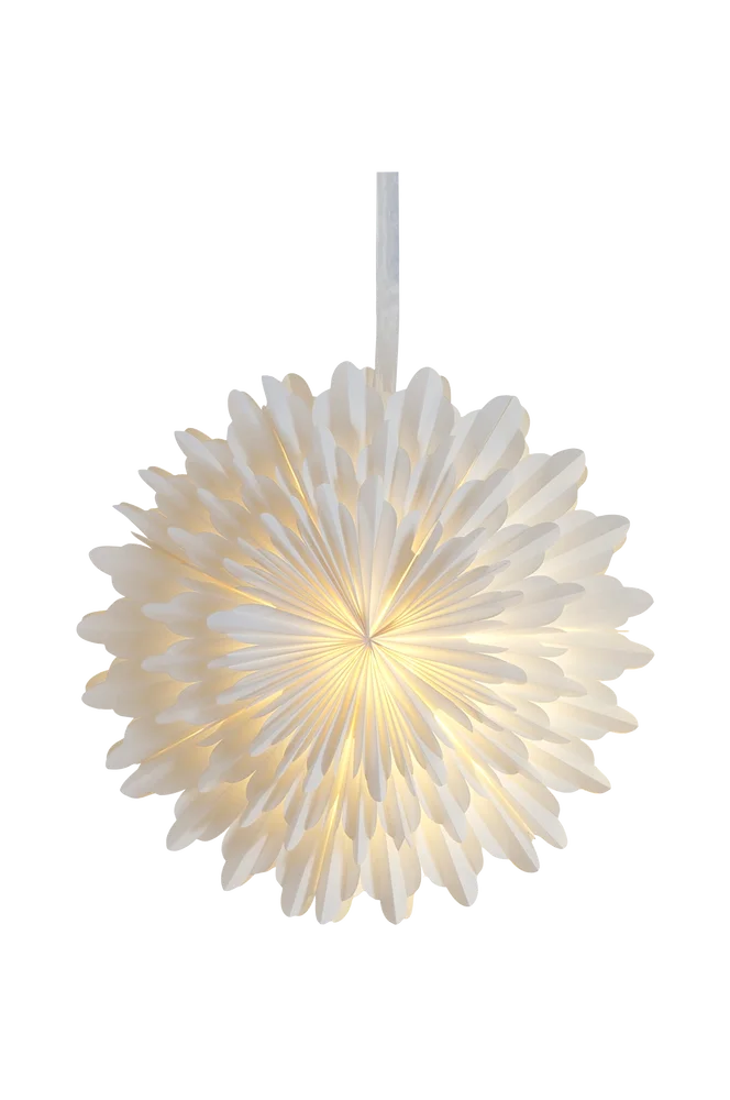 Paperstar Snow 50 cm – Hvit – Belysning | m v:576774 Paperstar Snow 50 cm – Hvit – Belysning | m v:576774