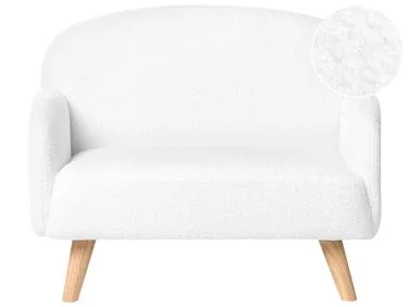 Barnesofa OTTAL Bouclé Hvit v:5148821